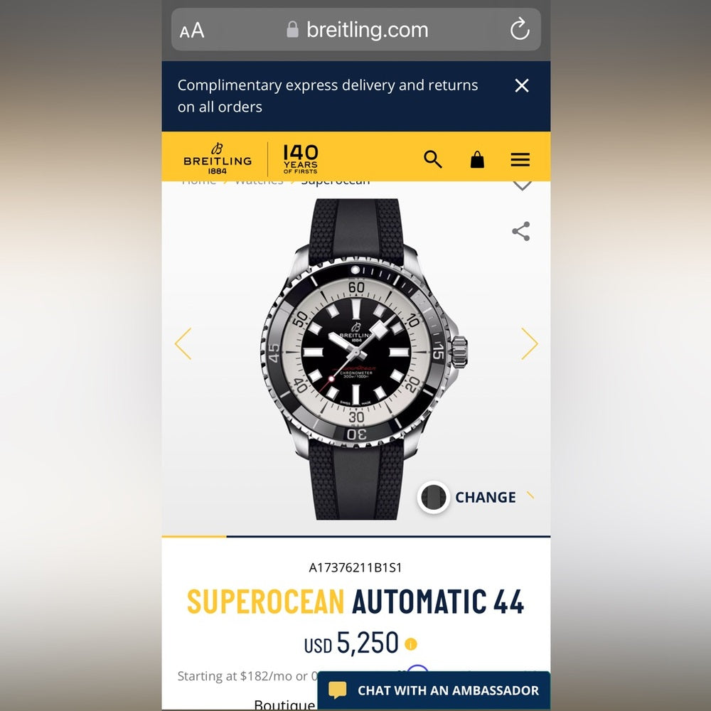 Breitling Superocean Automatic 44mm
