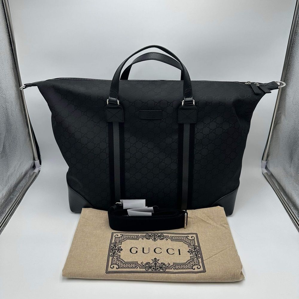 Gucci GG Guccissima XL Travel Duffle Luggage Bag 449180