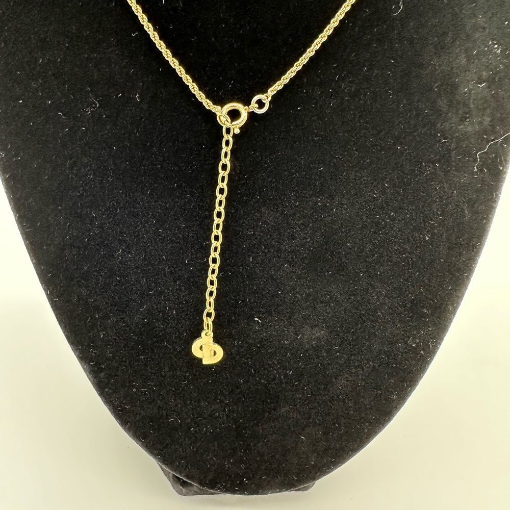 AUTHENTIC DIOR GOLD PLATED VINTAGE Necklace
