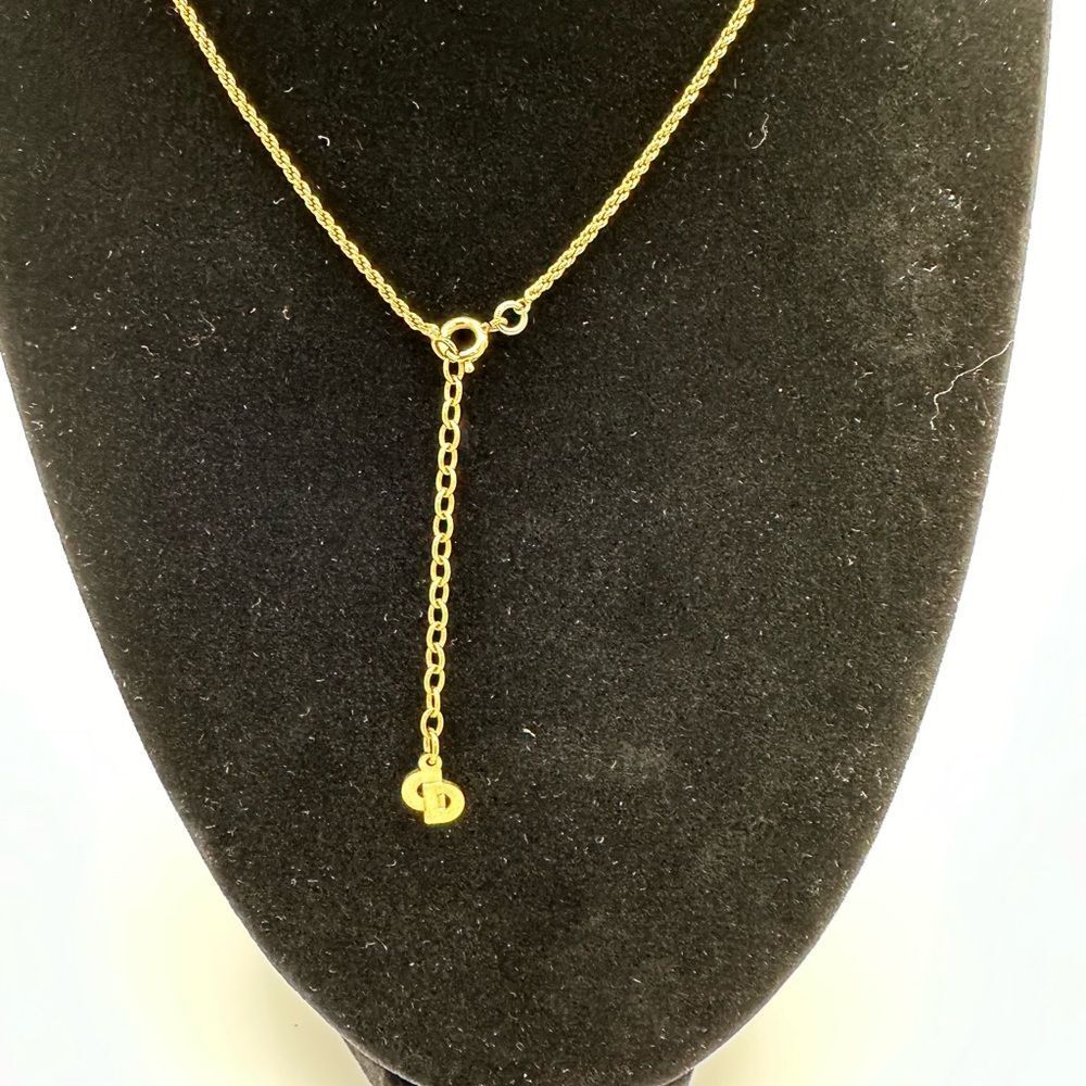 AUTHENTIC DIOR GOLD PLATED VINTAGE Necklace