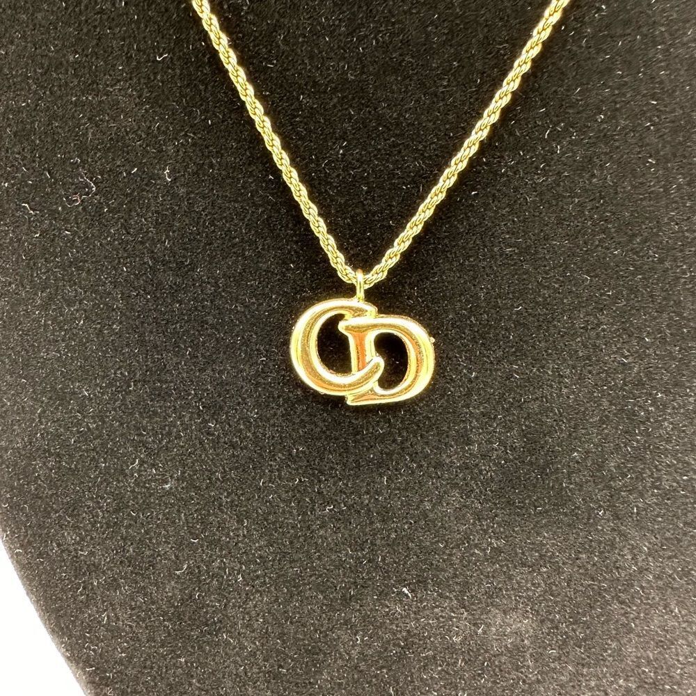 AUTHENTIC DIOR GOLD PLATED VINTAGE Necklace