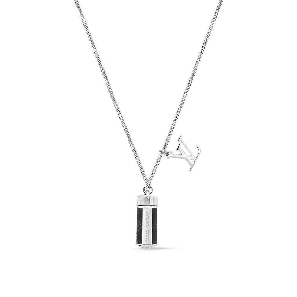 Louis Vuitton Capsule and LV logo necklace statement piece