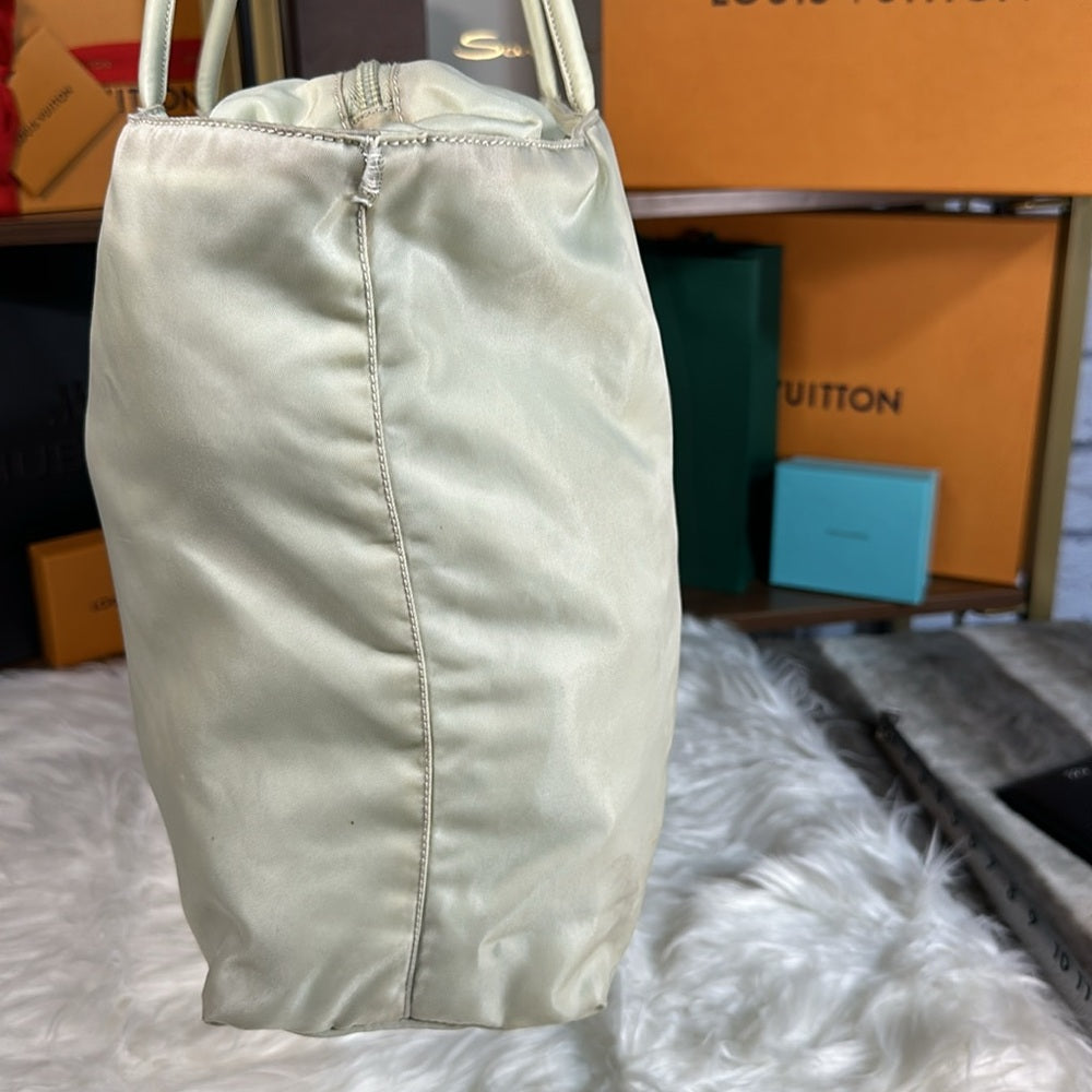 Cream Prada shoulder bag, 100% AUTHENTIC