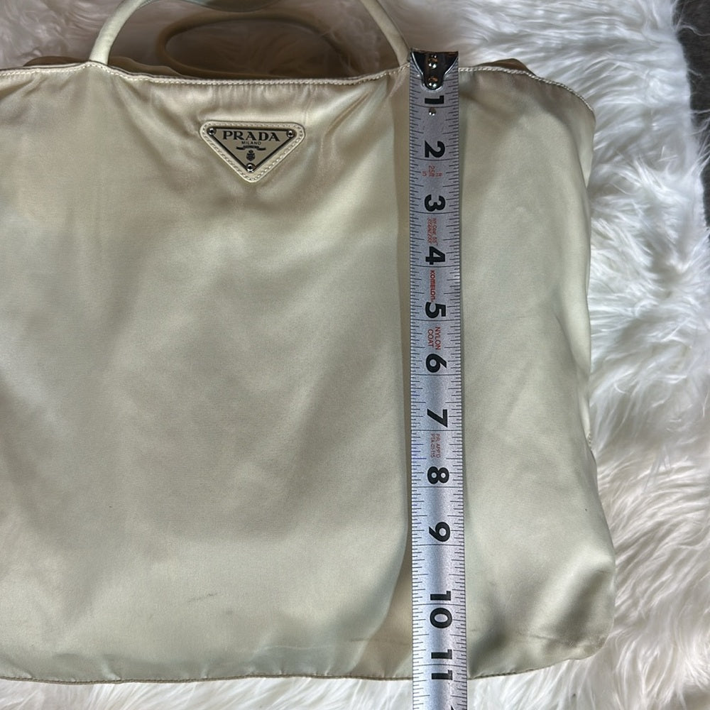 Cream Prada shoulder bag, 100% AUTHENTIC