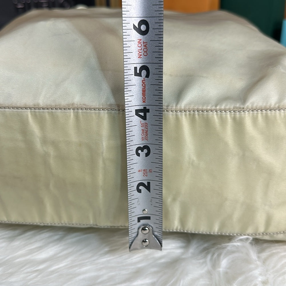 Cream Prada shoulder bag, 100% AUTHENTIC