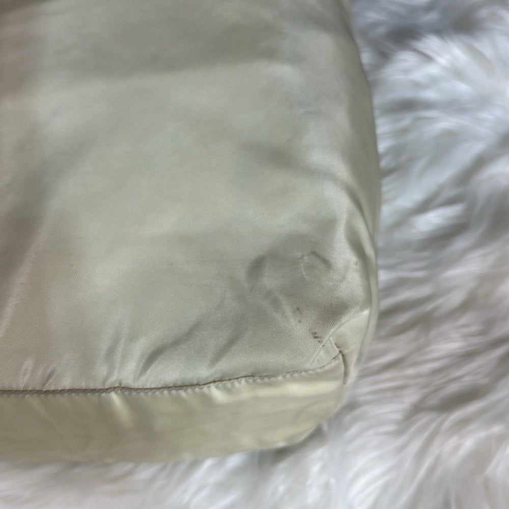 Cream Prada shoulder bag, 100% AUTHENTIC