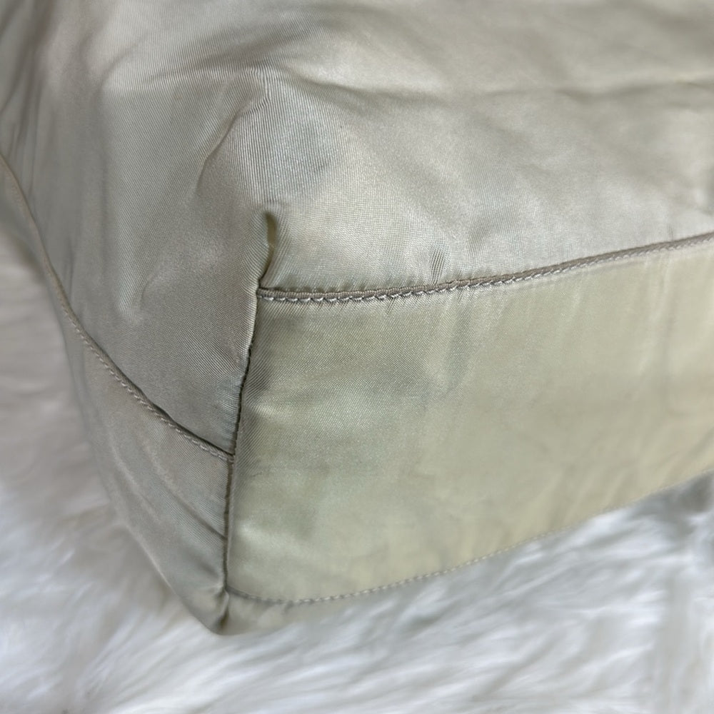 Cream Prada shoulder bag, 100% AUTHENTIC