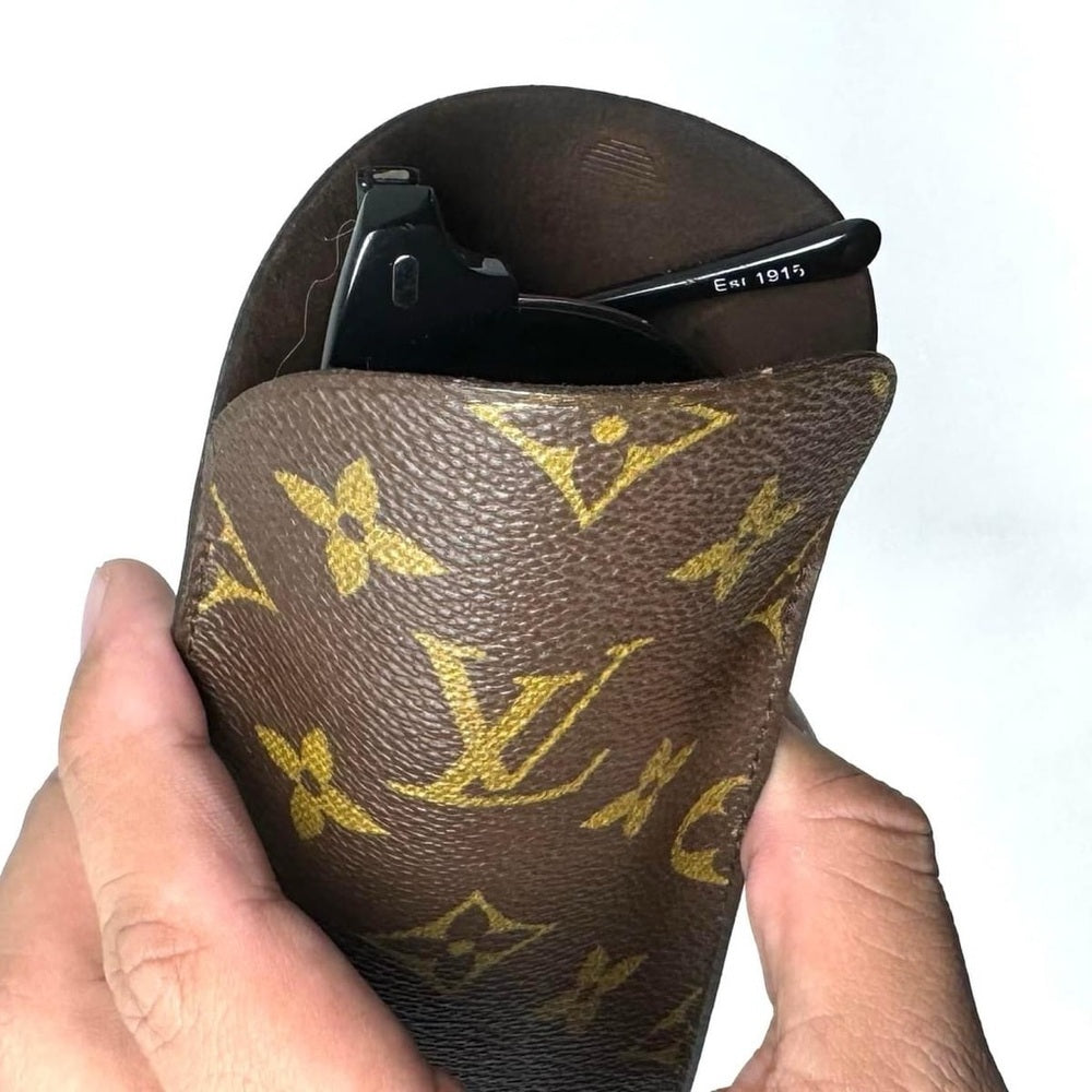 Authentic Louis Vuitton Vintage Monogram Large Sunglasses Case!!! RARE!