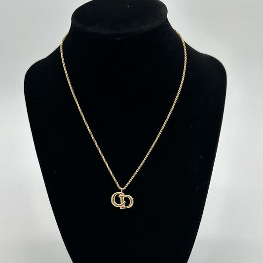 AUTHENTIC DIOR GOLD PLATED VINTAGE Necklace