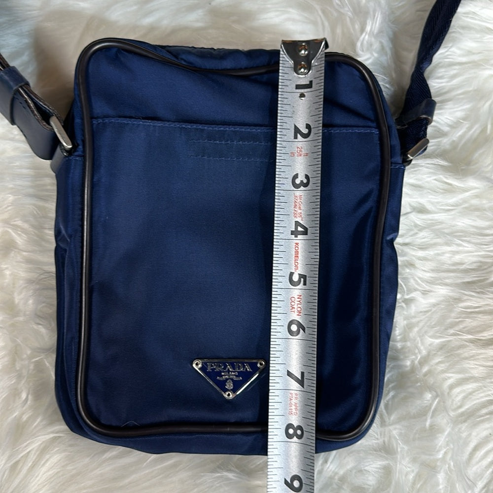 Navy Prada Crossbody